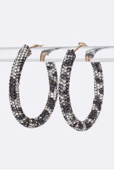 Luxe Crystal Hoops Set - EnChantes Closet Plus Size Boutique