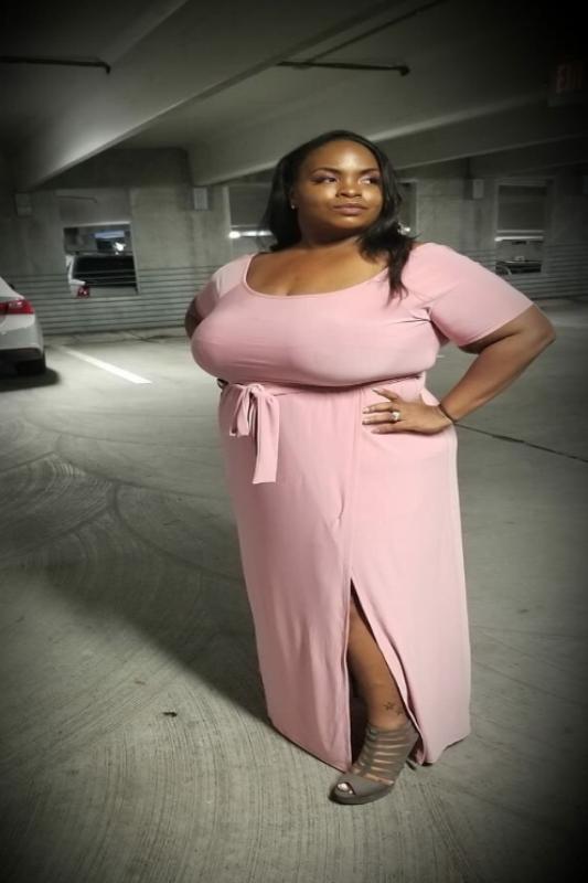 mauve maxi dress Shoulder Mauve Maxi Dress Plus – EnChantes Closet Plus Size Boutique